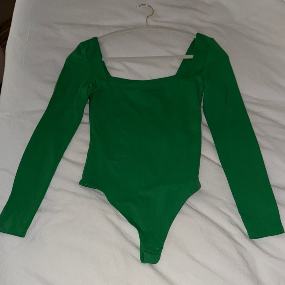 Aritzia Green Bodysuit